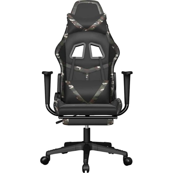 Καρέκλα Gaming VIDAXL 345444 με Υποπόδιο από Τεχνητό Δέρμα image 2
