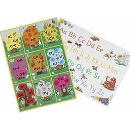 Jolly Phonics Alternative Spelling & Alphabet Posters : in Precursive Letters (British English edition)