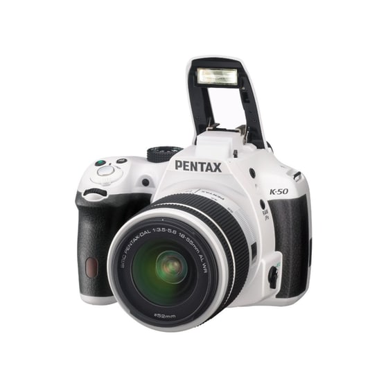DC SLR PENTAX K-50 18-50mm WHITE image 2