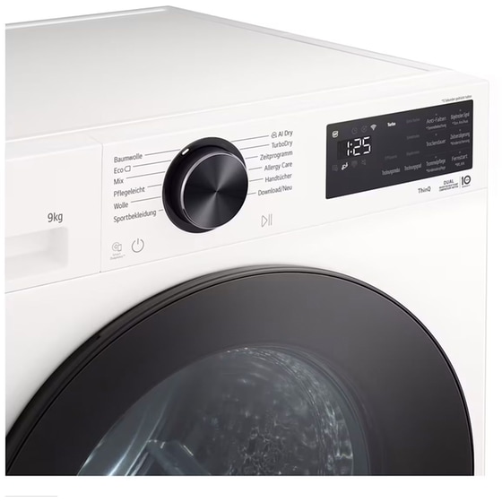 LG RHX5009TWB WH 9 kg με Αντλία Θερμότητας Λευκό Στεγνωτήριο Ρούχων image 7