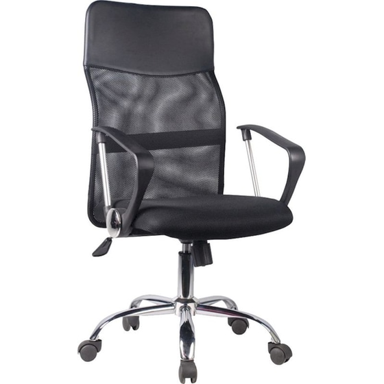 Καρέκλα Γραφείου ArteLibre Αγνώ από Δερματίνη - Μαύρη image 0