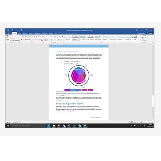Microsoft Office 2016 Έκδοση για οικιακή χρήση και μαθητές - Ελληνικά image 1