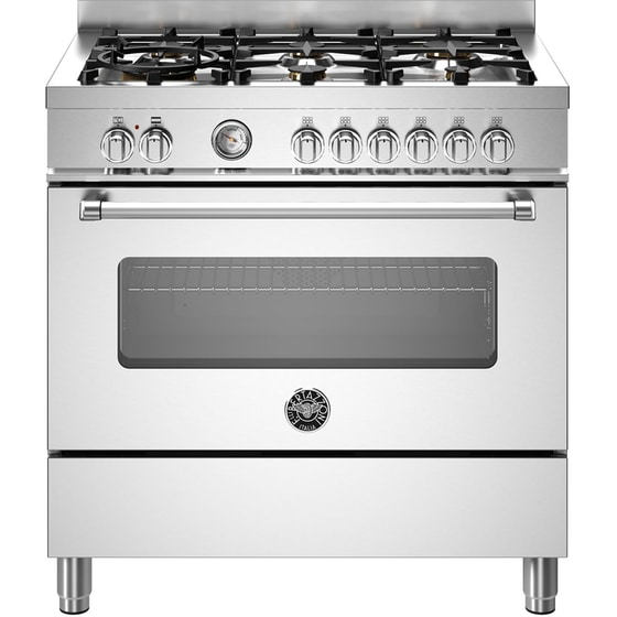 BERTAZZONI MAS96L1EXT 86 Lt Inox Μεικτή Κουζίνα Αερίου image 0