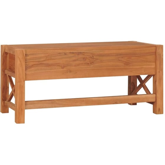 Έπιπλο Τηλεόρασης Vidaxl από Ξύλο  100x40x45 cm - Καφέ image 4