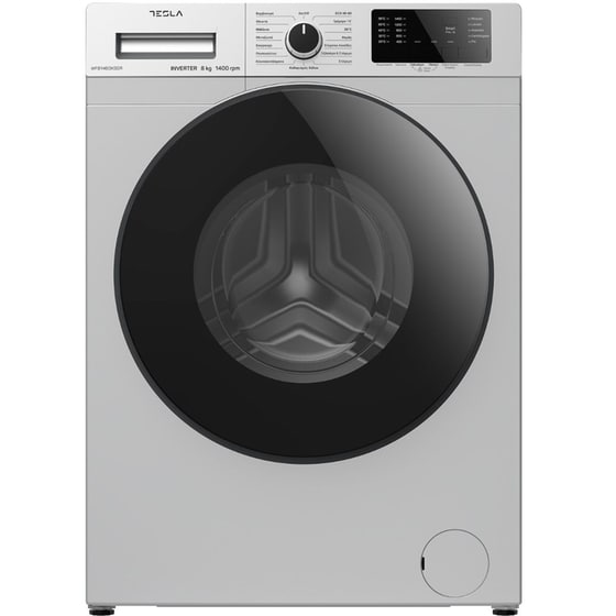 TESLA WF101460KSGR 10 kg 1.400 Στροφές Ασημί Πλυντήριο Ρούχων image 0