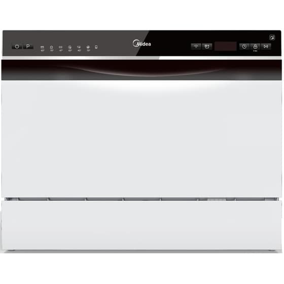 MIDEA MTD55S400W για 6 Σερβίτσια Λευκό Πλυντήριο Πιάτων image 0