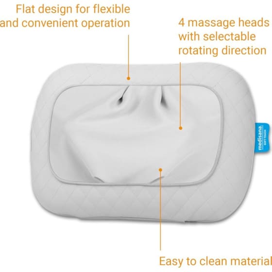 Μαξιλάρι Μασάζ Shiatsu Medisana MCG 800 Comfort Γκρι image 3
