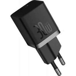 Φορτιστής Πρίζας Baseus Mini Wall Gan5 30W - Μαύρο