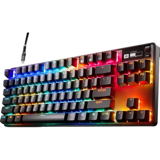 Steelseries Apex Pro TKL Gaming Μηχανικό Ενσύρματο Bluetooth Πληκτρολόγιο RGB - Μαύρο (US) image 0