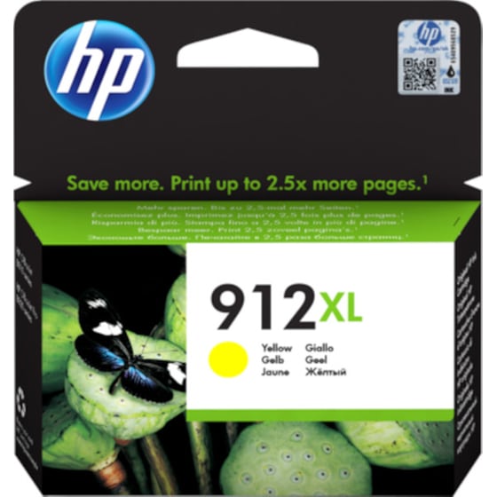 HP 912XL Κίτρινο Μελάνι Εκτυπωτή 3YL83AE image 0