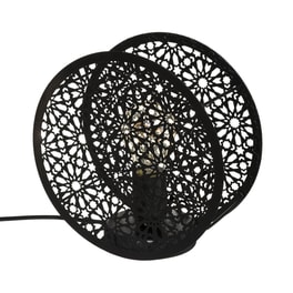 Πορτατίφ Spitishop Μεταλλικό Φ22x10.5 cm - Μαύρο