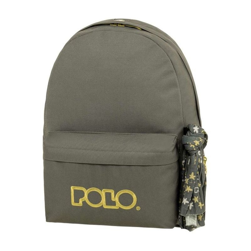 Τσάντα Polo Πλάτης Original Scarf Γκρι-Χρυσό