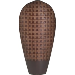 Διακοσμητικό Βάζο InArt από Polyresin 11x46cm - Καφέ