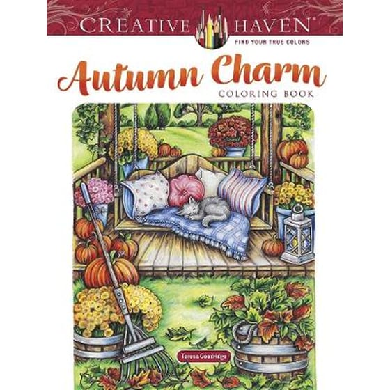 Creative Haven Autumn Charm Coloring Book image 0