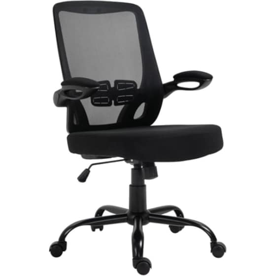 Καρέκλα Γραφείου Woodwell BF2930 Υφασμάτινη - Μαύρη image 0