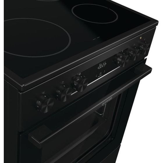 GORENJE GEC6C40BG 71 Lt Μαύρο Ηλεκτρική Κουζίνα Κεραμική image 5