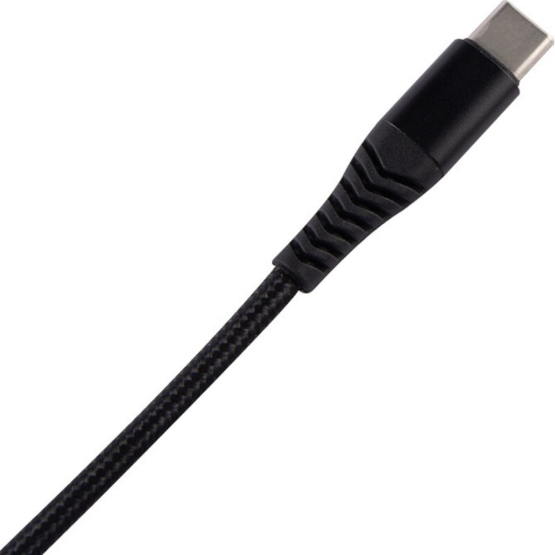 Καλώδιο LAMTECH HQ Unbreakable Cable USB-A - Type C - 2m - Μαύρο