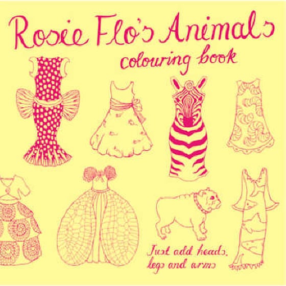 Rosie Flo's Animals Colouring Book - yellow image 0