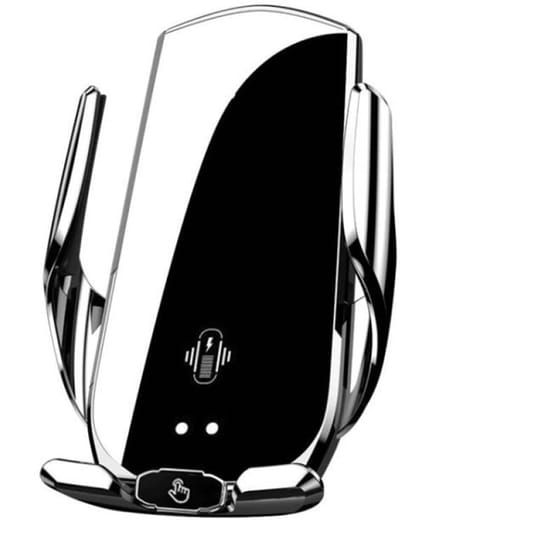 Βάση Στήριξης Αυτοκινήτου Andowl Q-WX666 Με Ρυθμιζόμενα Άγκιστρα Και Ασύρματη Φόρτιση - Μαύρο image 2