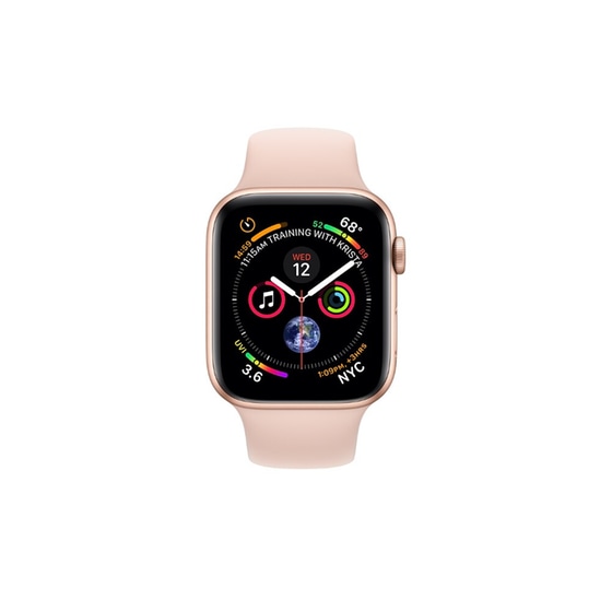 Apple Watch Series 4 40mm Aluminum Gold Sport Band Pink Sand image 1