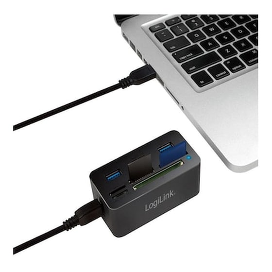 Card Reader Logilink 3xusb 3.0 Hub Aio image 0