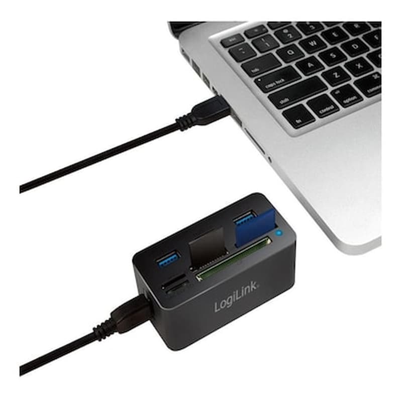 Card Reader Logilink 3xusb 3.0 Hub Aio φωτογραφία