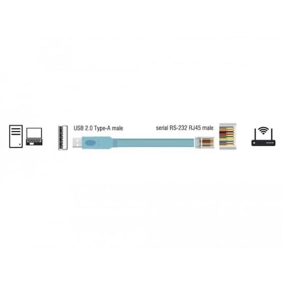 Καλώδιο DeLock  USB-A male σε RJ45 - 3m image 0