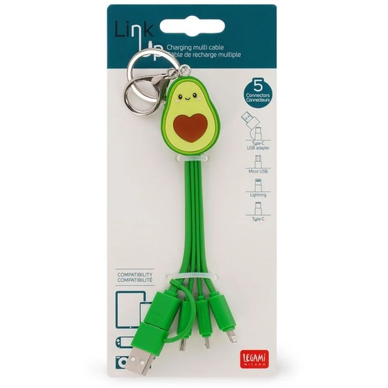 Καλώδιο Φόρτισης Legami VUCC0010 USB 8 cm - Πράσινο image 2