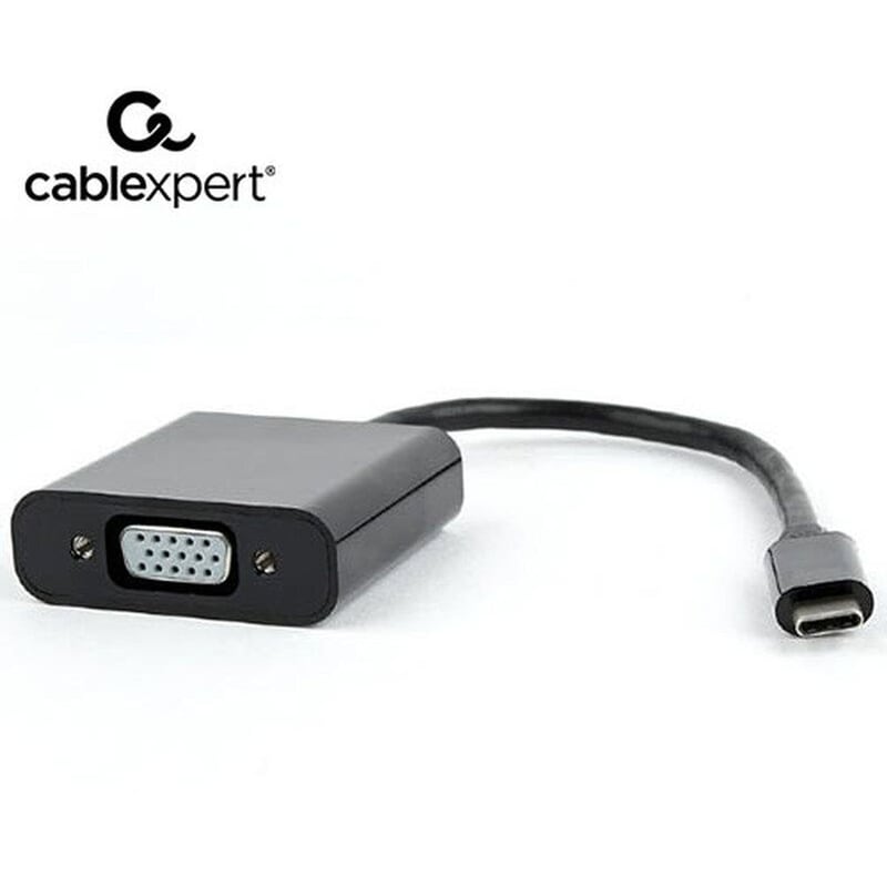 CABLEXPERT Αντάπτορας Cablexpert USB-C σε VGA - Μαύρο