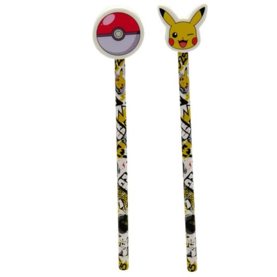 Μολύβι Graffiti με γόμα Pokemon (1 Τεμάχιο) image 0