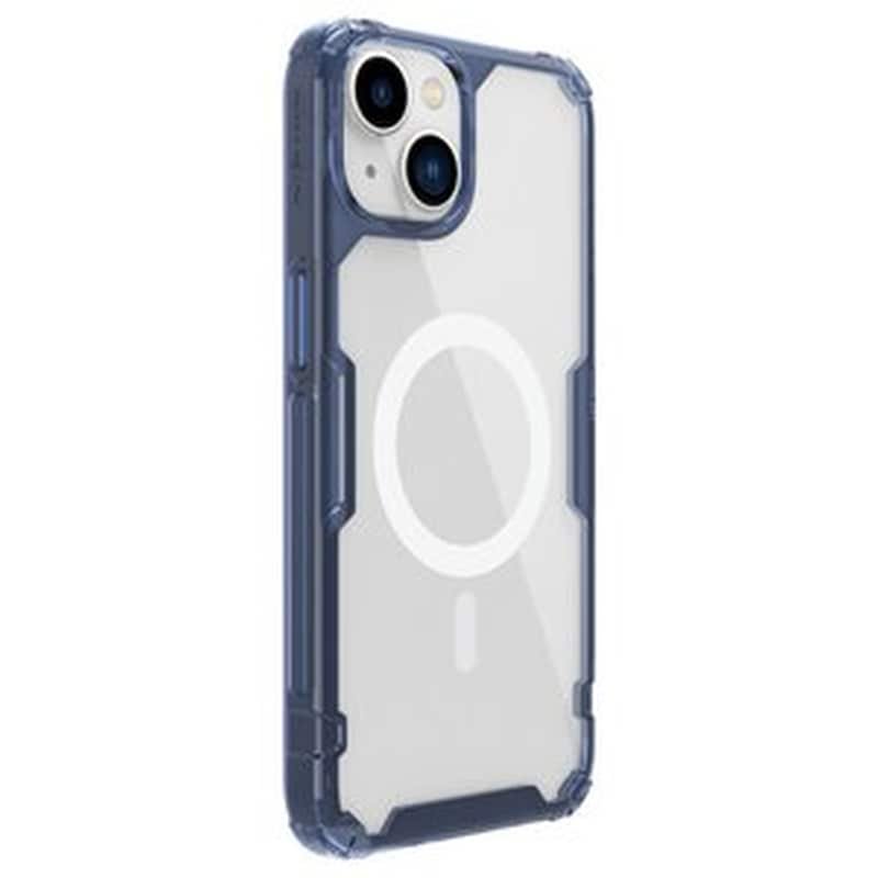 NILLKIN Nillkin Θήκη Nature Pro Magnetic Για Iphone 14, Μπλε Διάφανη