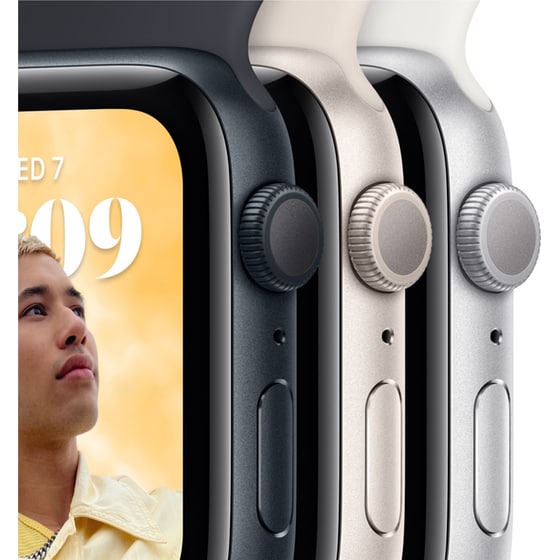 Apple Watch SE Starlight Aluminium GPS 40mm - Starlight Sport Band Regular image 2