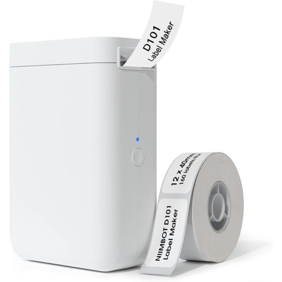 NIIMBOT Thermal D101-W White Θερμικός Εκτυπωτής image 0