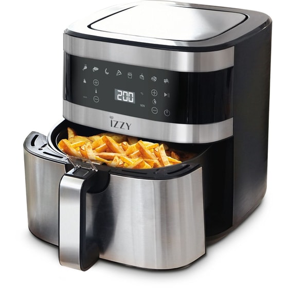 IZZY IZ-8207 XL Digital με Αποσπώμενο Κάδο 1800 W 7 L Inox Φριτέζα Αέρος image 1