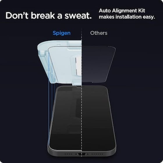 Προστατευτικό οθόνης Apple iPhone 12 Pro Max - Spigen Glass.tr ”ez Fit” Szkło Hartowane 2pcs image 0