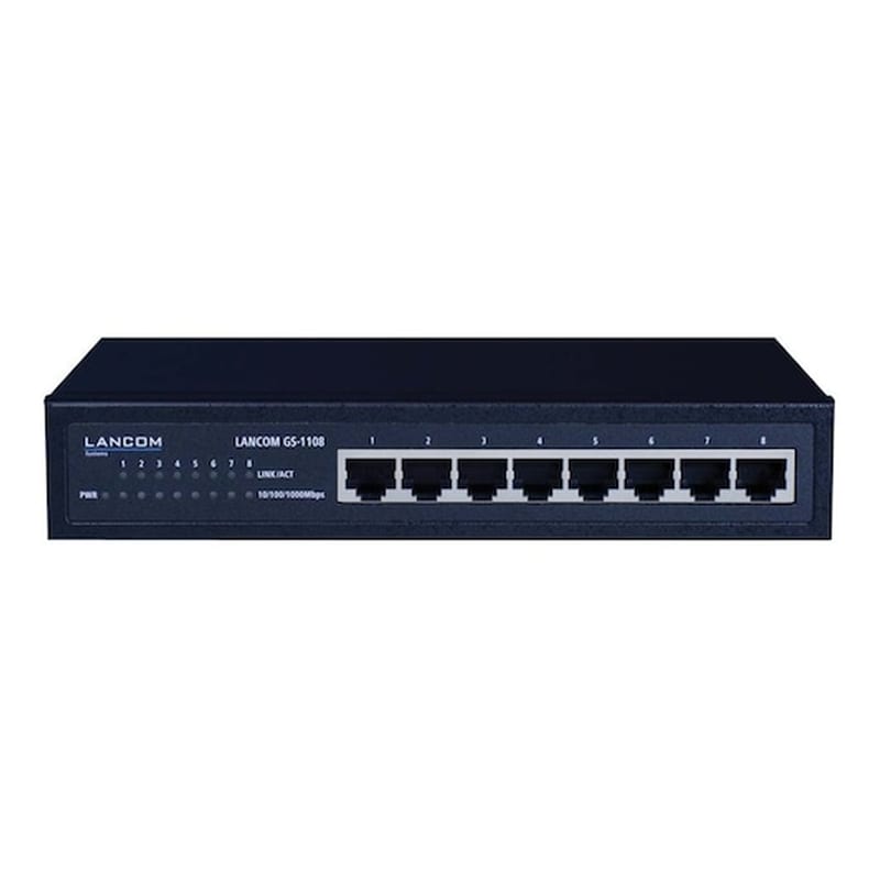 LANCOM Lancom GS-1108 Unmanaged L2 Gigabit Ethernet (1000 Mbps)