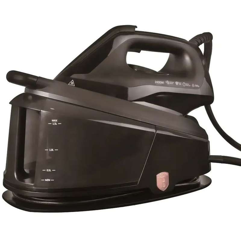 BERLINGERHAUS BH-9596 6 bar με Δοχείο Νερού 1.5 L Καφέ Σύστημα Σιδερώματος