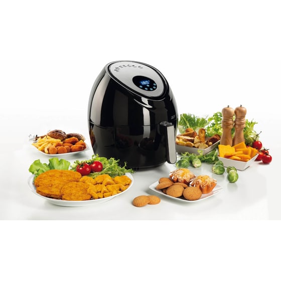 ARIETE 4618 με Αποσπώμενο Κάδο 1800 W 5.5 L Μαύρο Φριτέζα Αέρος image 3