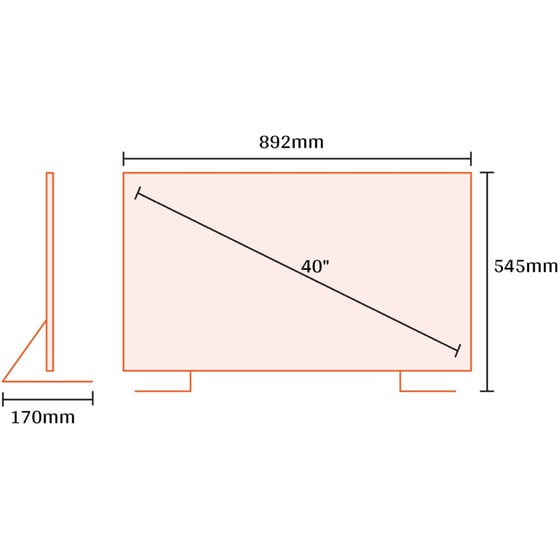 Tesla LED 40" Full HD Smart Τηλεόραση 40E645BFW image 1
