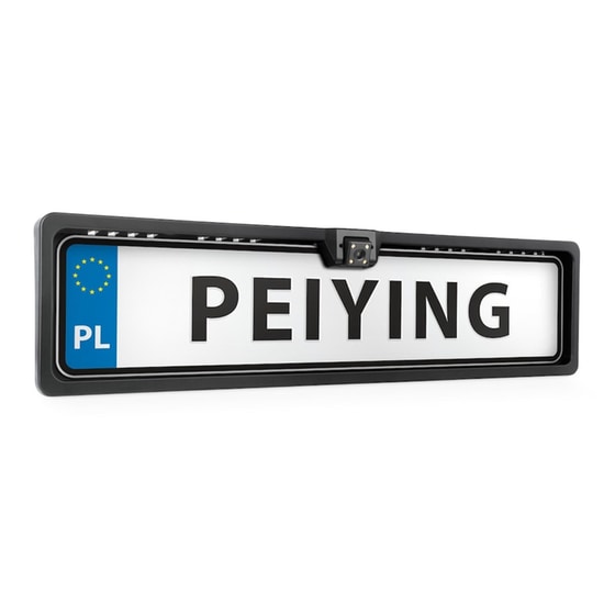 Peiying Σύστημα Στάθμευσης Py0105n, Βάση Πινακίδας, Night Vision Κάμερα image 0