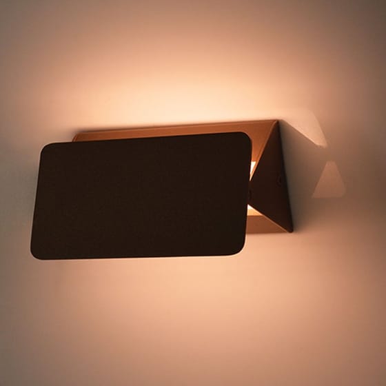 Απλίκα Τοίχου Led Aca Pyramid Zd80645ledbk από Αλουμίνιο 16x6.45x8 cm - Μαύρη image 2