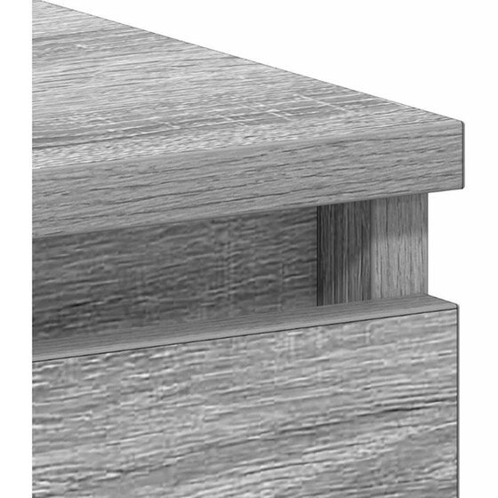 Γραφείο VidaXL από Επεξεργασμένο Ξύλο 90x45x76 cm - Γκρι Sonoma image 7