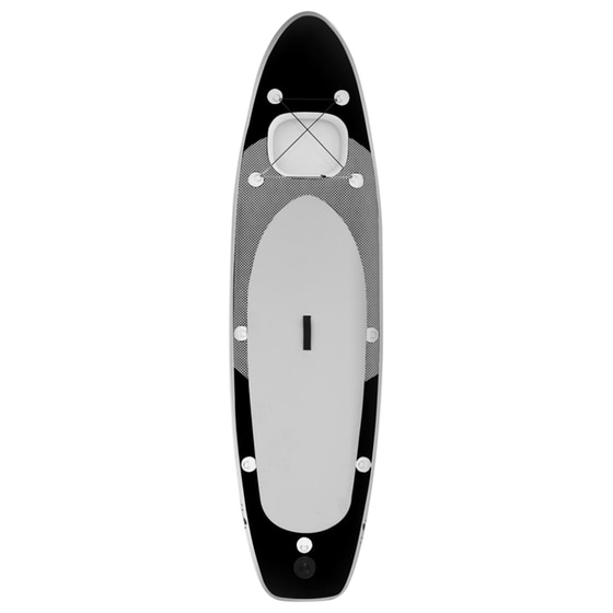 Φουσκωτή Σανίδα SUP VidaXL 300x75 cm - Μαύρη image 1