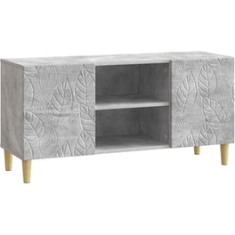 Έπιπλο Τηλεόρασης VidaXL 102x34.5x50 cm - Γκρι Σκυροδέματος