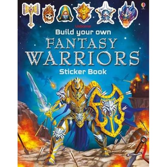 Build Your Own Fantasy Warriors Sticker Book image 0