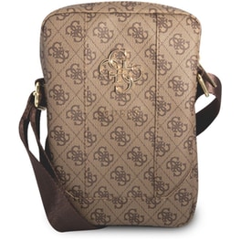 Θήκη Tablet Universal 10″ - Guess 4G Big metal logo Lether - Brown