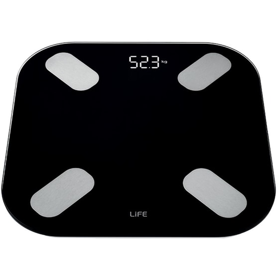 Ζυγαριά Σώματος Life Fit BT 221-0414 - Μαύρο image 2