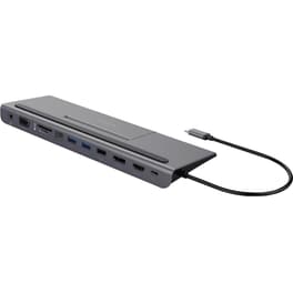 Docking Station Deltaco USB-C  4K PD συμβατό με Dual USB-C