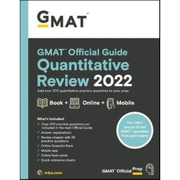GMAT Official Guide Quantitative Review 2022 - Book + Online Question Bank, 1ed