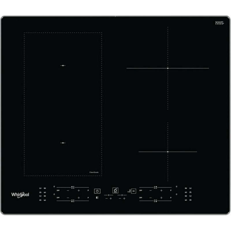 WHIRLPOOL WL B5860 AL 59.8 cm Μαύρo Εστία Επαγωγική Αυτόνομη